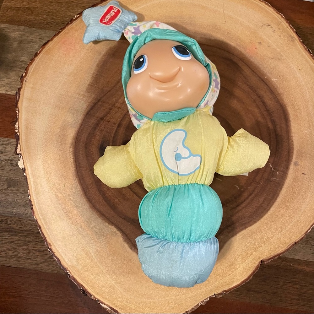 Vintage 1998 Playskool Glo Worm Gloworm Plush Night Light Up Toy #5770 Works!